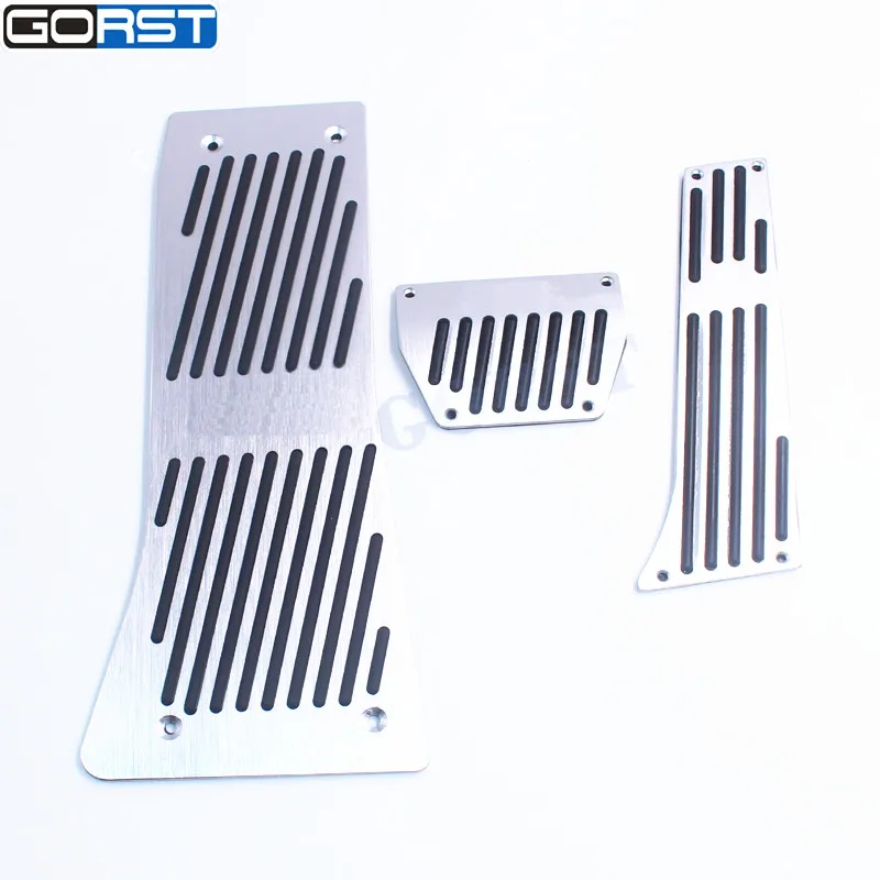 

Aluminium alloy foot rest pad brake pedal fuel gas accelerator pedal for BMW new X5 X6 AT with M logo