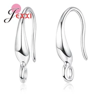 925 sterling silver diy earring hook for women girl wholesale earrings not allergies classic style 100pcslot