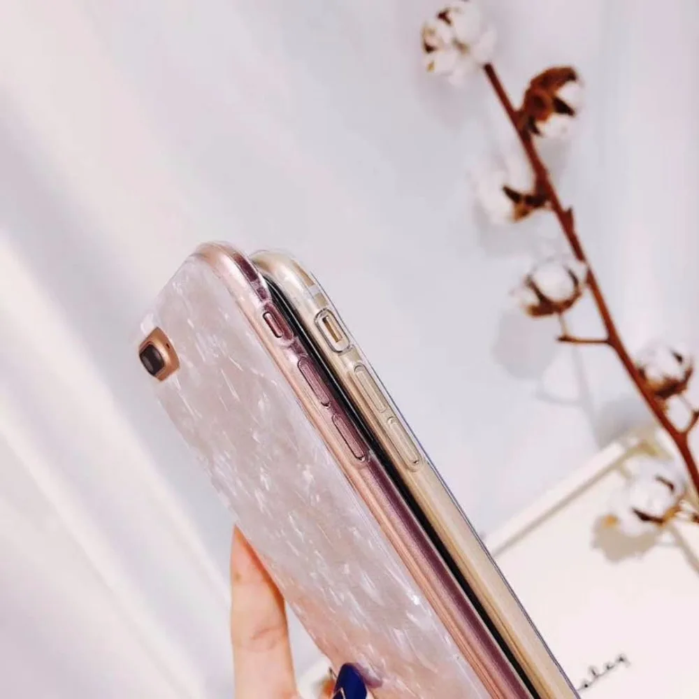 Простой мягкий ТПУ чехол для iPhone X 8 plus 7 XS MAX XR IMD marble 6 6s 6plus Telefon Kilifi |