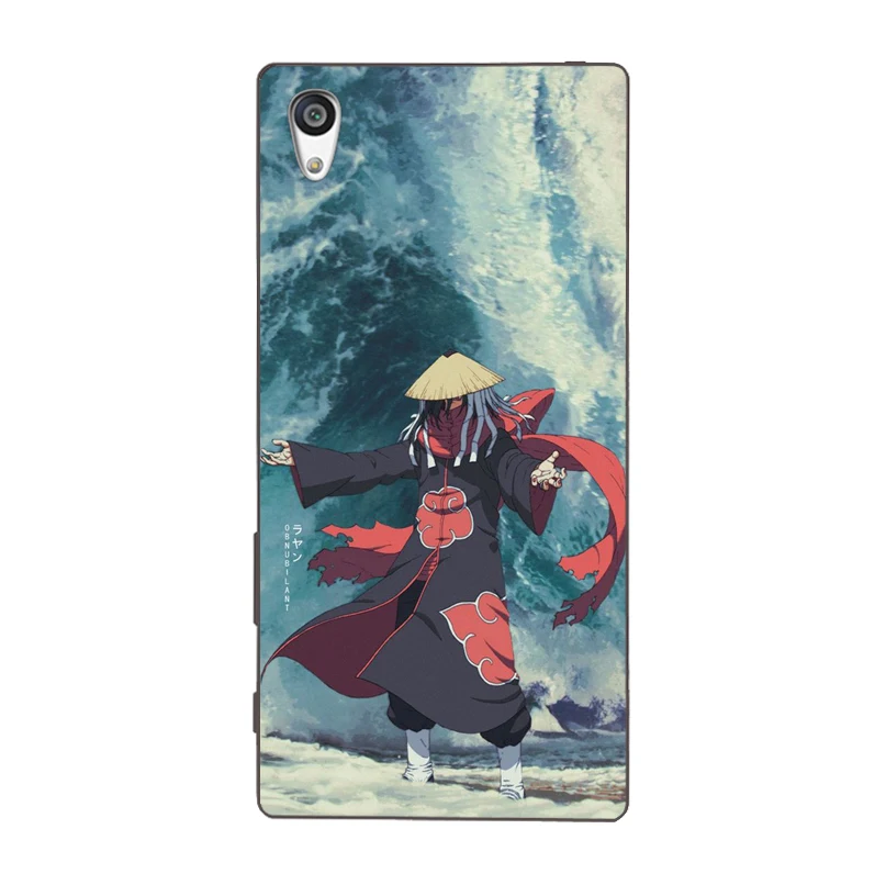 Cartoon Naruto Sasuke Kakashi TPU soft phone case back Cover For Sony Xperia E3 E5 M2 4 5 T3 X XA1 XZ Premium shell Coque |