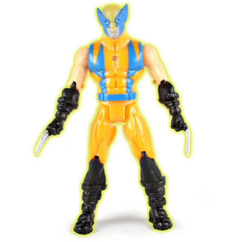 Wolverine 15 см Мстители Бесконечность войны Железный паук фигурка Человек-паук Черная пантера Железный человек фигурка игрушка ПВХ брелок игрушки для детей - Цвет: Wolverine