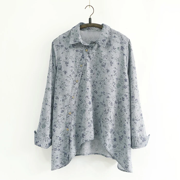 Женские блузки повседневные хлопковые льняные рубашки с длинным рукавом женские