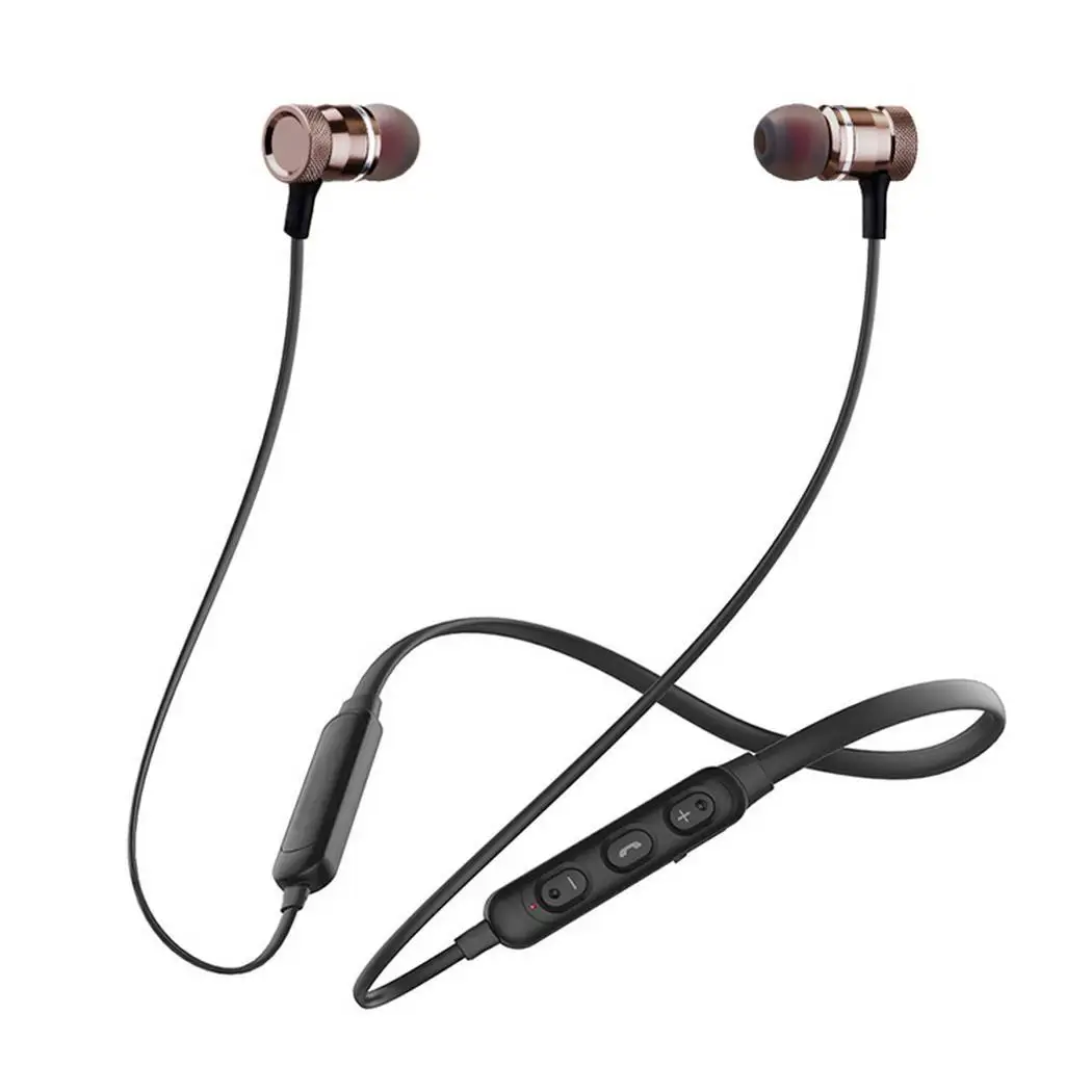 Беспроводные магнитные Bluetooth наушники Спортивная стерео музыка громкой связи.