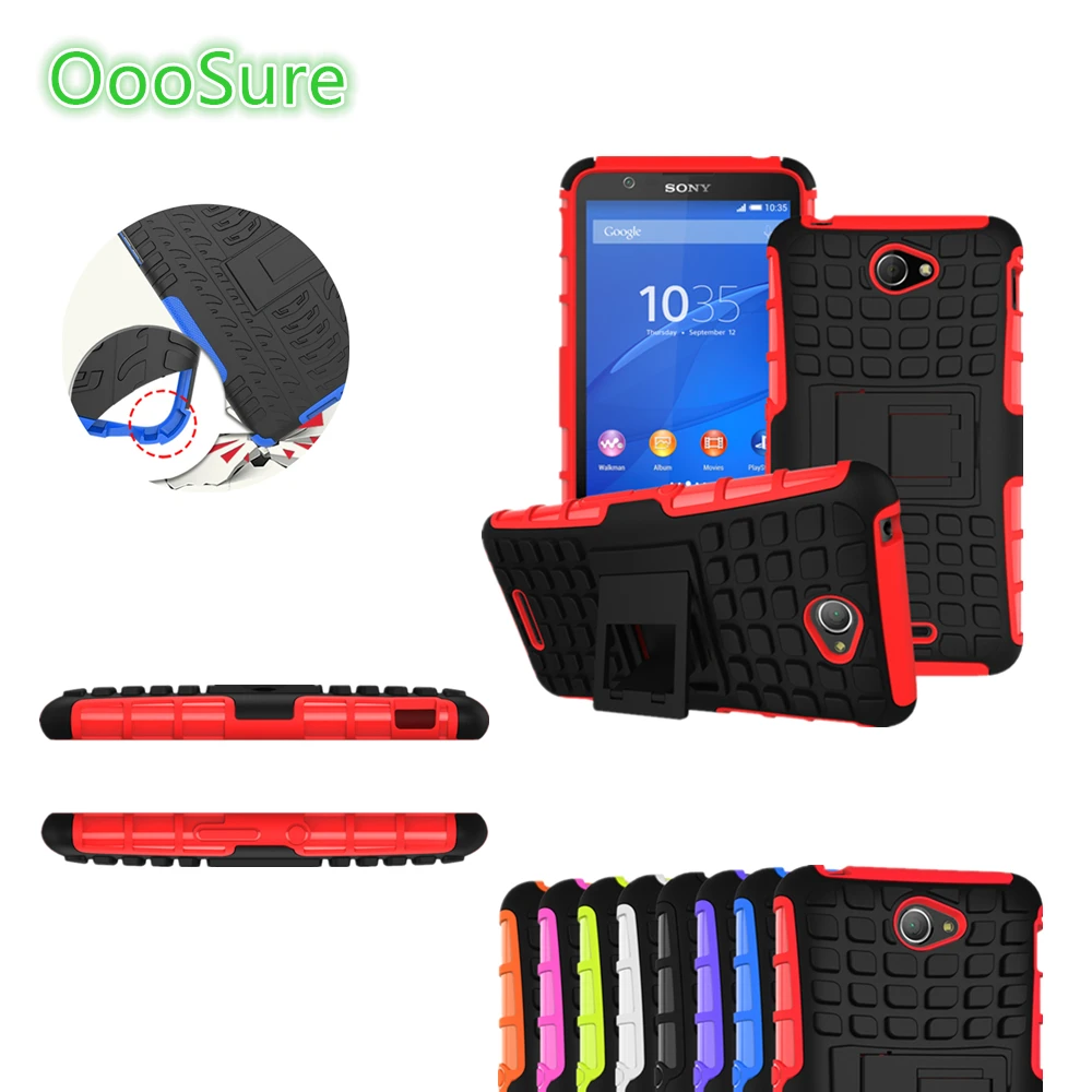 Oooosure для sony Xperia E4 Coque Case Armor противоударный чехол Dual E2114 E2115 E2104 E2105 защитный