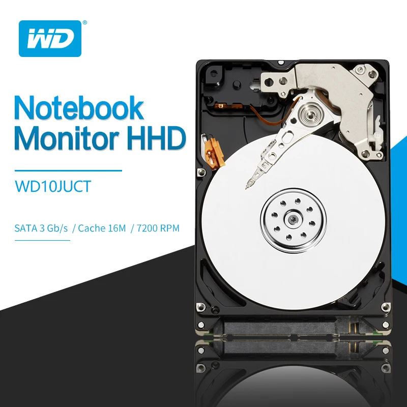 Внутренний жесткий диск Western Digital WD 1 ТБ 2 5 дюйма HDD для наблюдения 16 Мб SATA