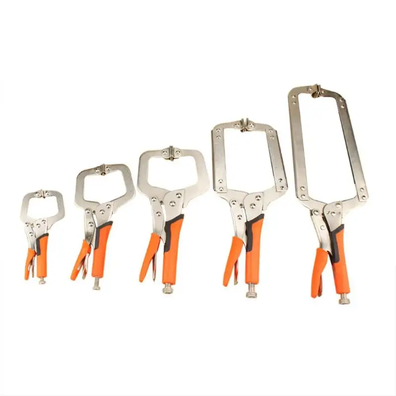 

Многофункциональные стальные зажимы типа C тиски Блокировка ручки быстрые плоскогубцы Pincers деревообрабатывающие зажимы 6 "9" 11 "14" 18 "Ручные п...