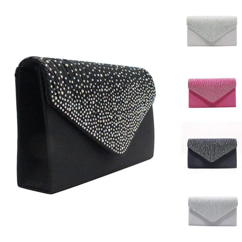Женская вечерняя сумка через плечо клатч для выпускного вечера свадебная