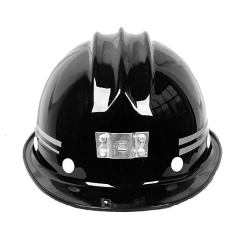 

High Quality FRP Protective Helmet Anti-impact Front Light Installation Design Helmet Reflective Strip Side Security Work Helmet