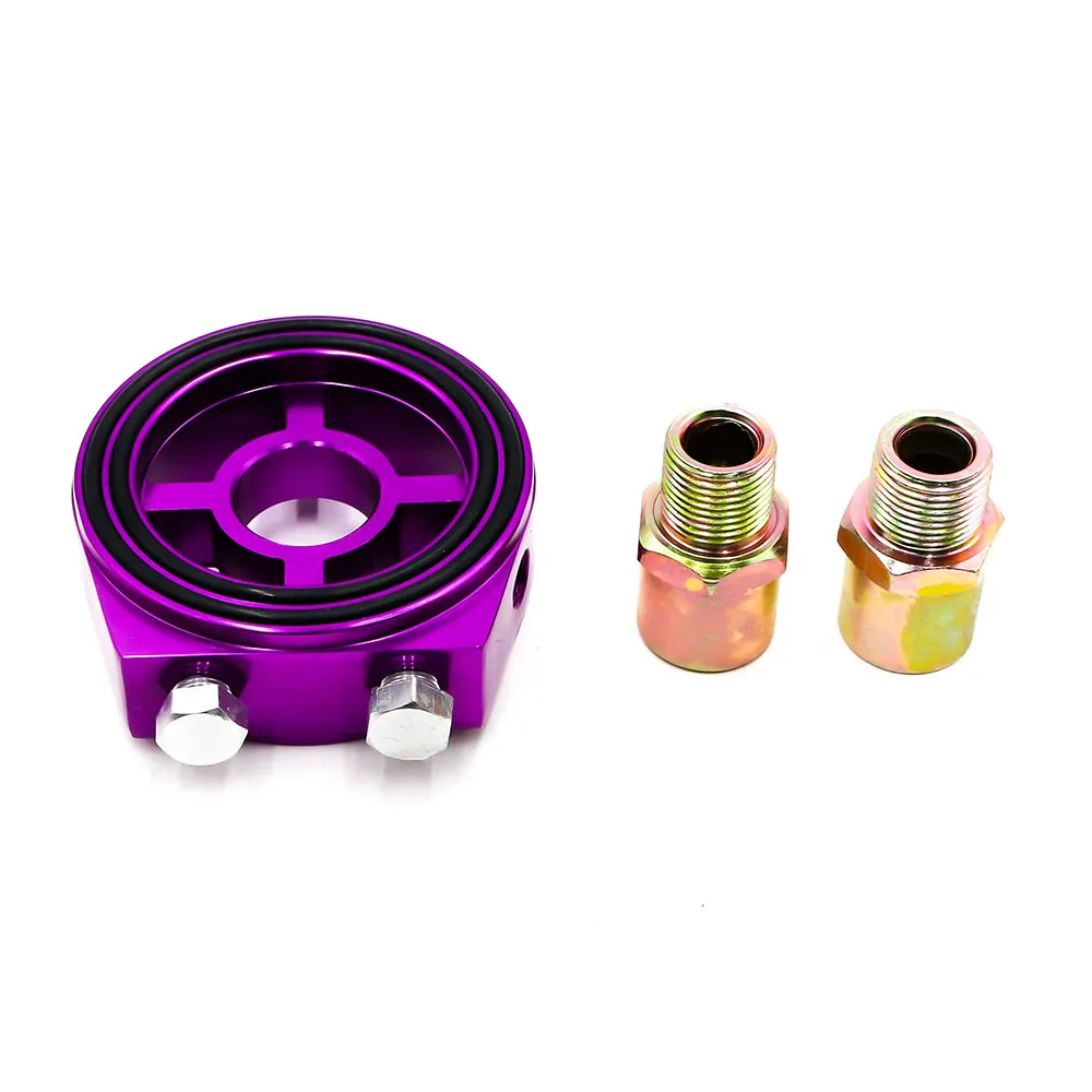 Алюминиевый датчик фильтра масла сэндвич пластинчатый адаптер для автомобиля