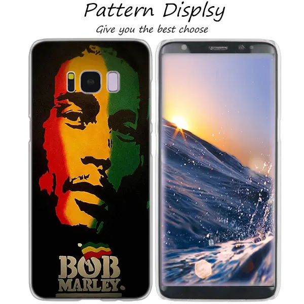 04 MLLSE рэгги Боб Марли модный прозрачный чехол для samsung Galaxy S10 Lite S9 S8 плюс S7 S6 край S5 S4 мини Лидер продаж - Цвет: 04