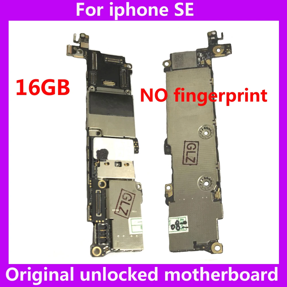 Бесплатная материнская плата icloud для iphone SE 16 ГБ оригинальная разблокированная