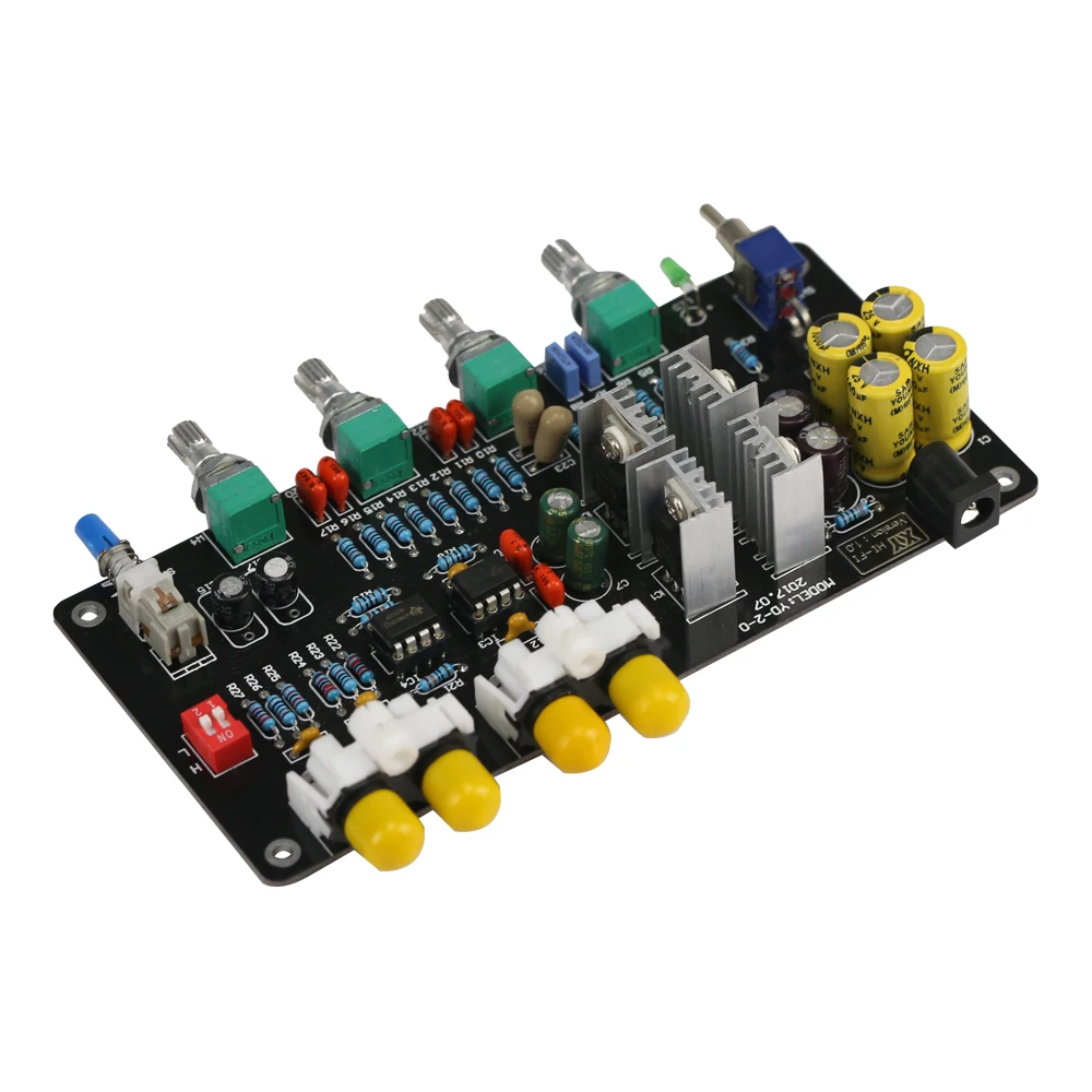 GHXAMP Kits Preamplifier Tone audio board NE5532 Preamp HIFI Pre-amp Baord Treble, MID, Bass Volume Control Filter Circuit
