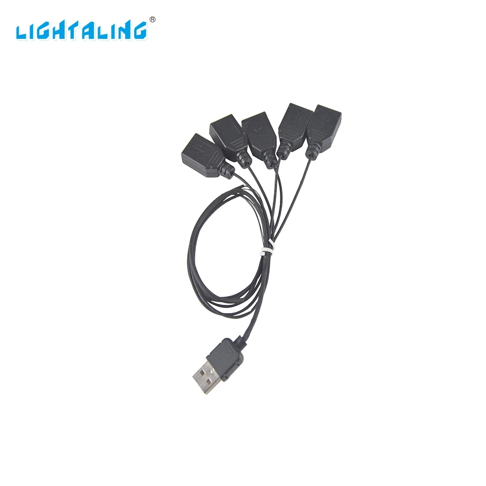 Светильник aling высокое качество аксессуары черный от одного до семи USB портов