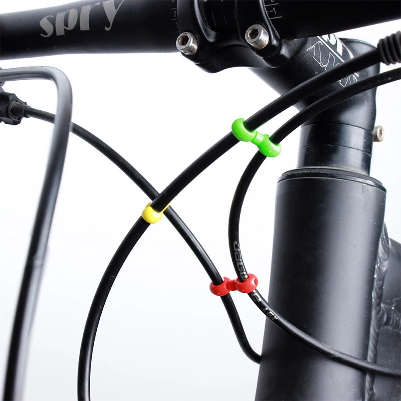 10pcs MTB Rotatable Brake Line C/S Buckle Derailleur Shift Cable Ring Clasp | Спорт и развлечения