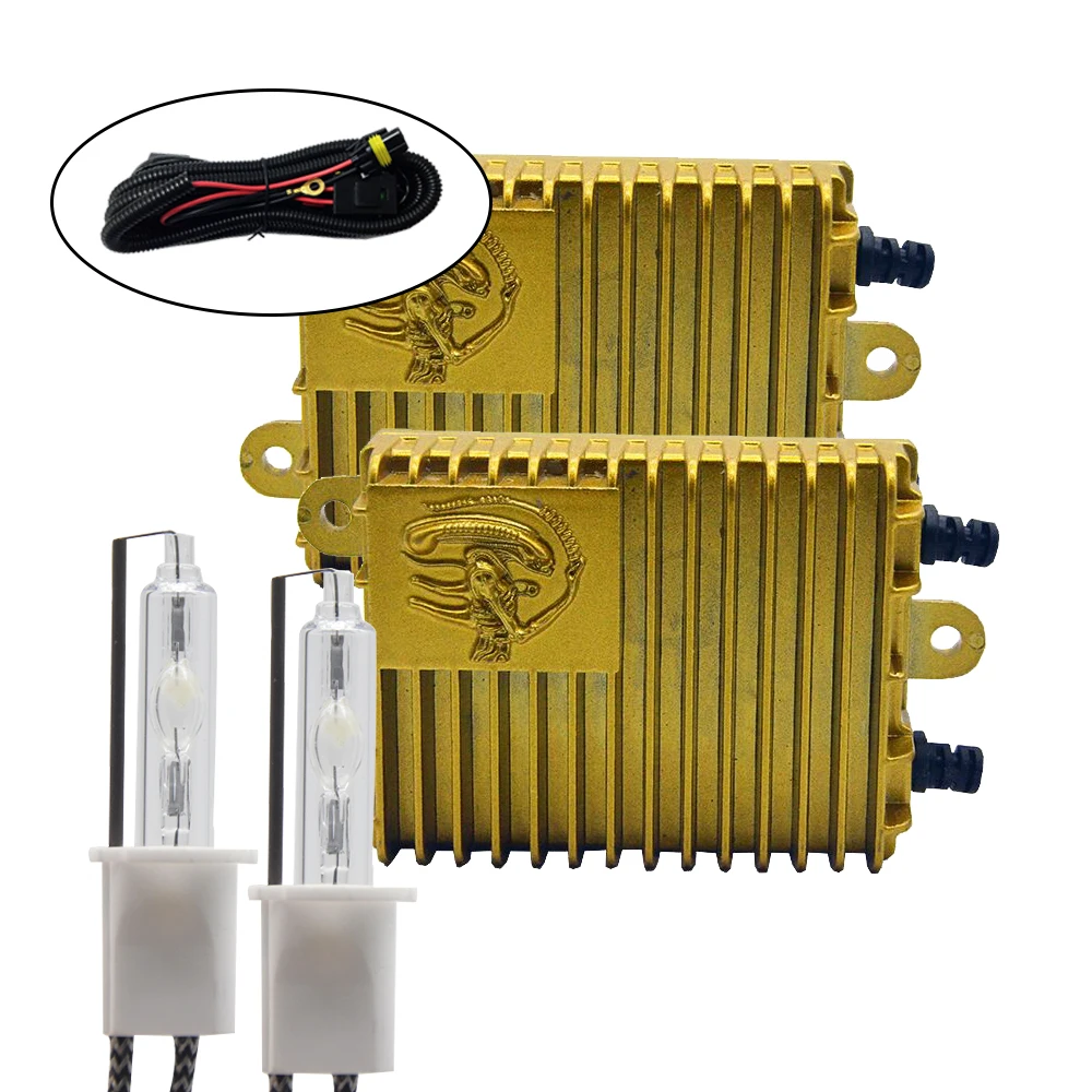 DUU 100W балласт комплект HID ксеноновая лампа 12V H1 H3 H7 H11 9005 9006 4300K 6000K 8000K Xeno фары ненастраиваемая кнопка