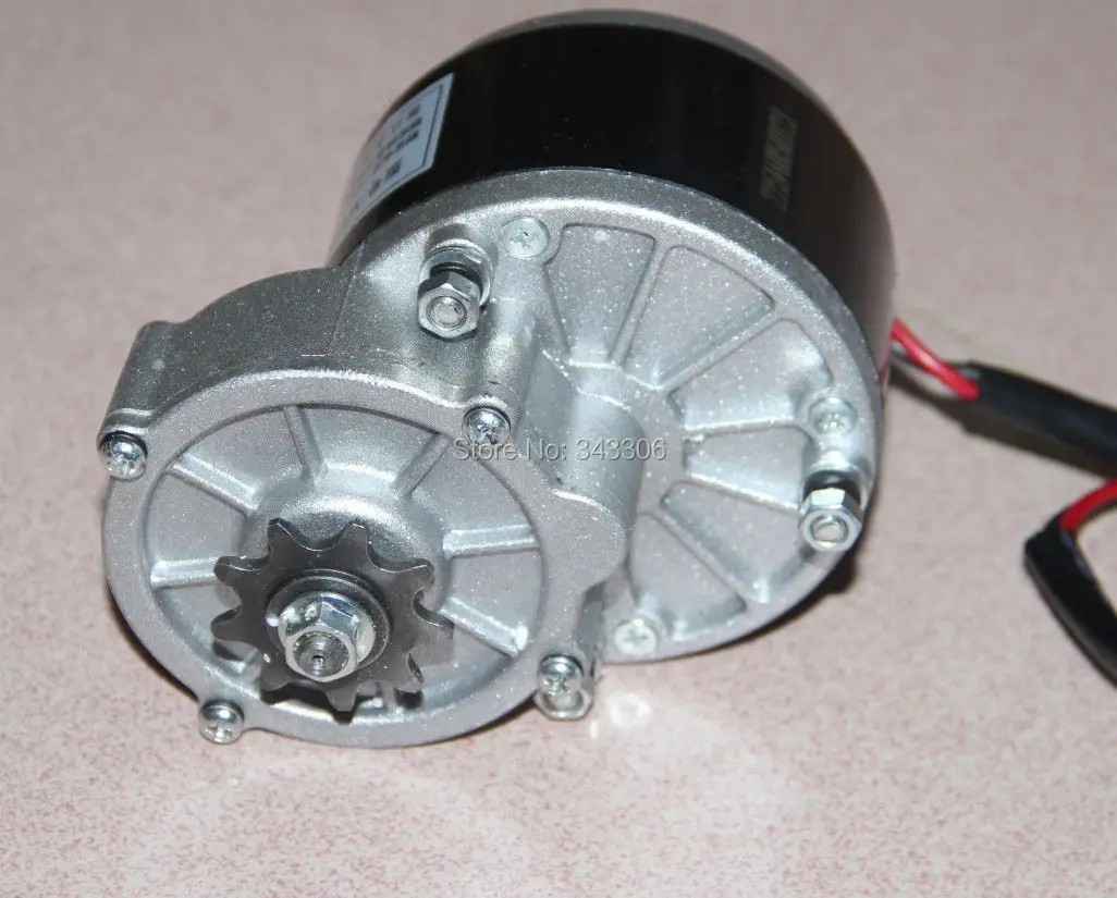 24V250W Кисточки Двигатель снижение постоянный магнит DIY Электрический e велосипед