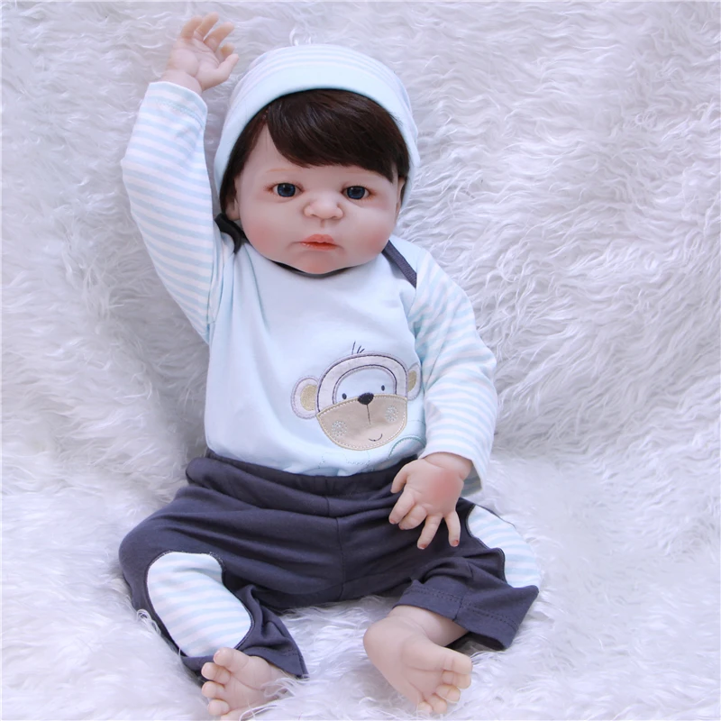 

Реалистичные силиконовые куклы Bebe-Reborn NPK, 57 см, детский подарок