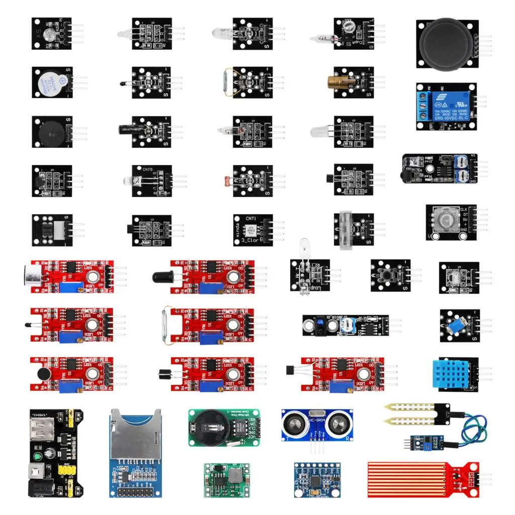Стартовый комплект для arduino 45 в 1 UNO R3 MEGA2560 лучше чем датчиков 37 1|Интегральные