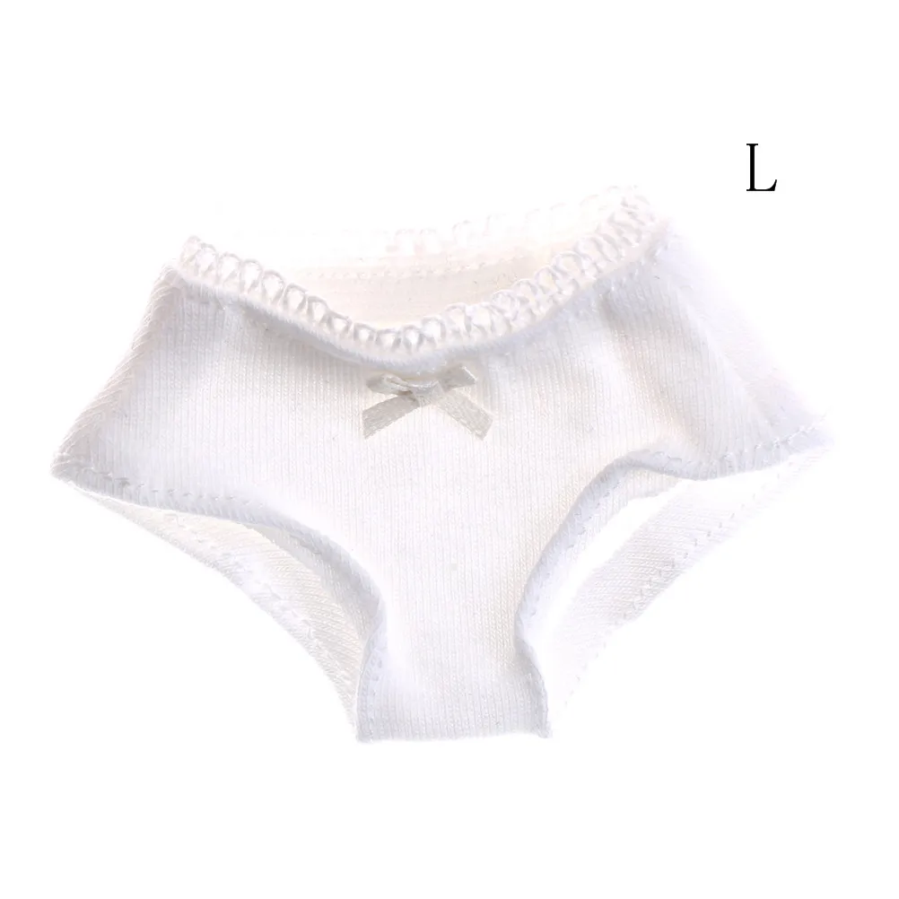1 шт., белое нижнее белье, трусы для куклы BJD SD Dollfie, одежда S/M/L, размер для 1/3, 1/4, 1/6, однотонная кукла