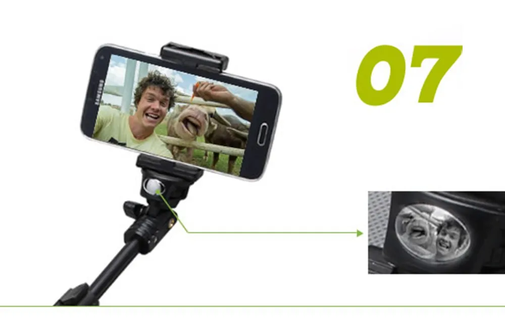 Yunteng 088 выдвижная для селфи палка Автоспуск полюс Автопортрет монопод для Canon sony Nikon DSLR цифровая камера фон