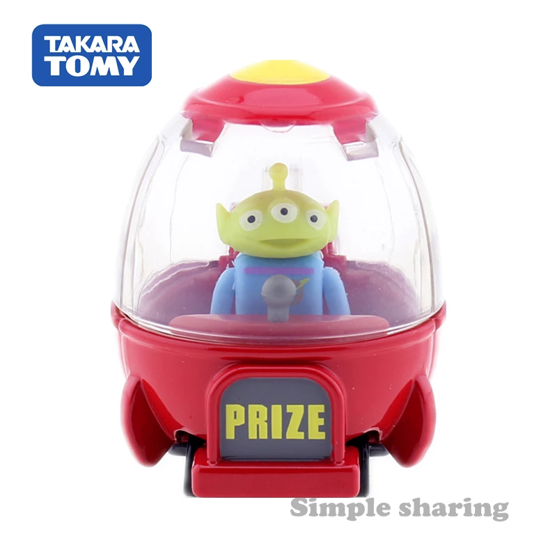 TAKARA TOMY TOMICA pixar DISNEY TOY STORY 06 космический кран игрушка маленький зеленый инопланетянин шаттл модель автомобиля Комплект литья под давлением аниме фигура плесень