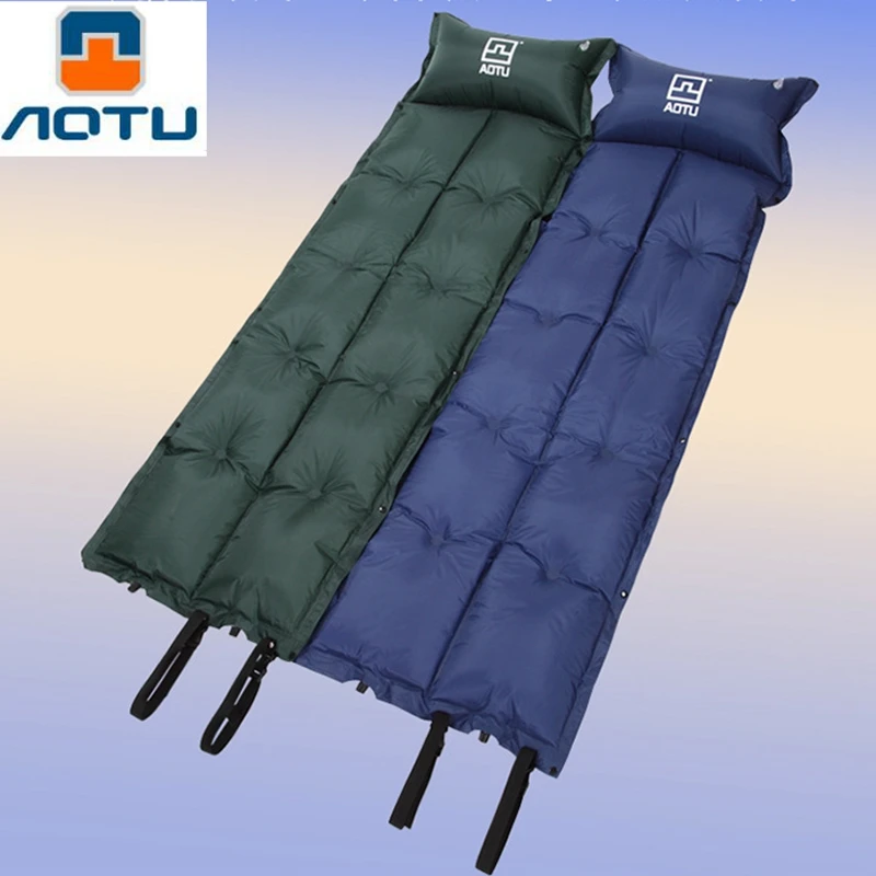 

AOTU Eight fold mattress Inflatable Camping Hiking Outdoor Inflatable Stitching Sleeping Bag Mat Fast Filling Air Moistureproof