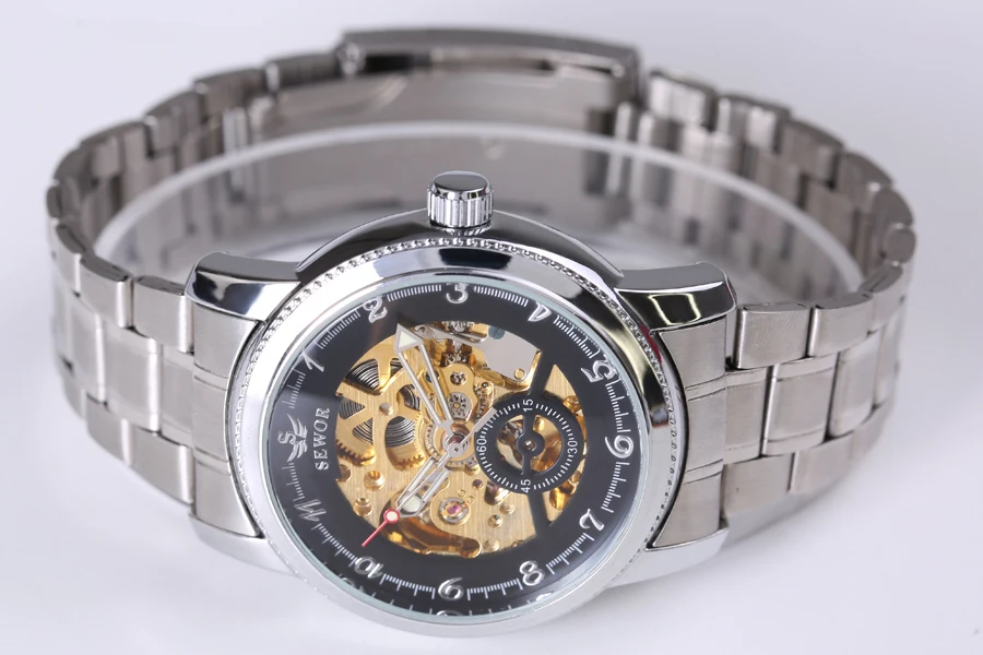 Часы SEWOR мужские винтажные автоматические механические|masculino|masculinos relogiosmasculino watch |