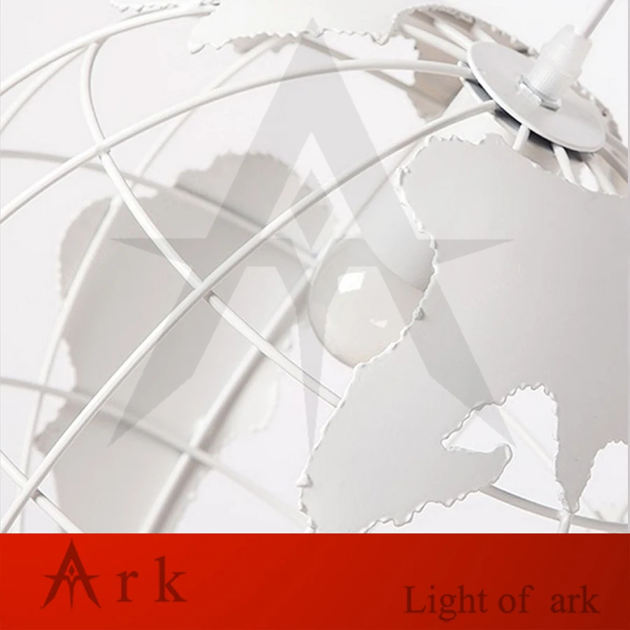 Современные подвесные светильники в глобальной форме земли для гостиной