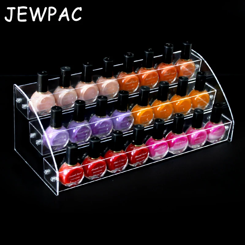 JEWPAC бутылки лак для ногтей стеллаж пластиковые лака держатель оборудование