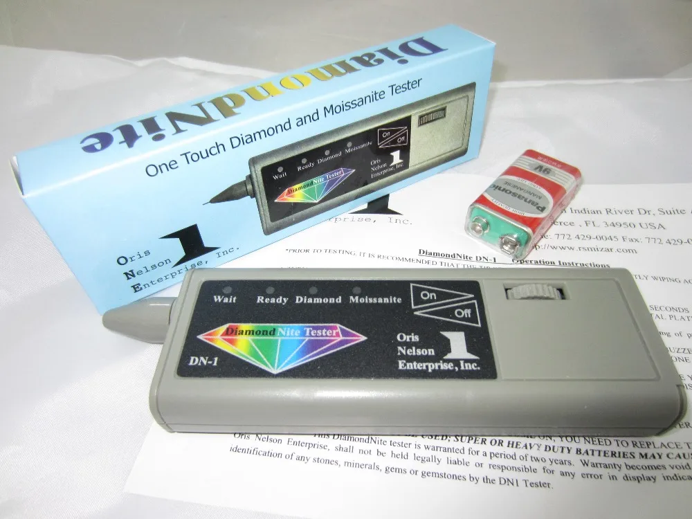 Ручка для тестирования алмаза портативная тестерная машина два в одном детектор