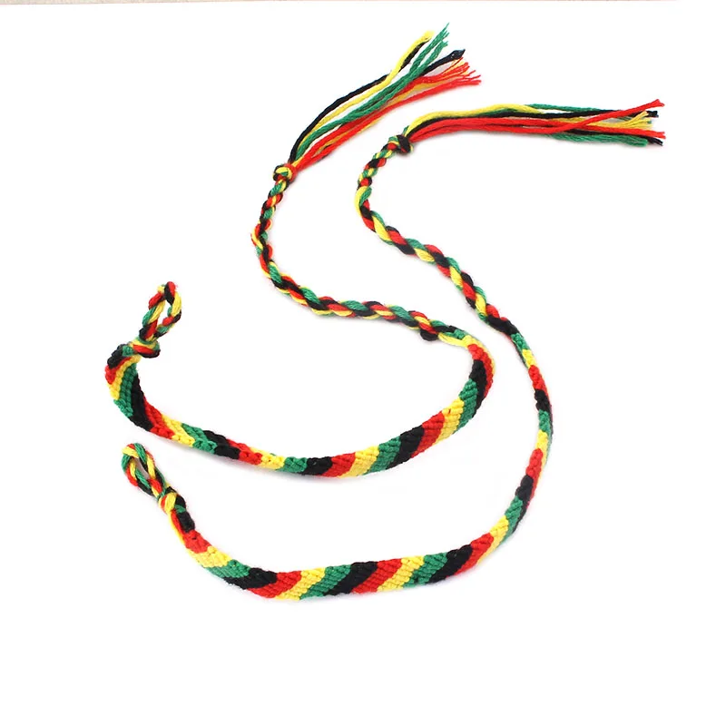 1 шт. плетеные браслет дружбы из полушелковой ткани регги Ямайка Surfer в богемном