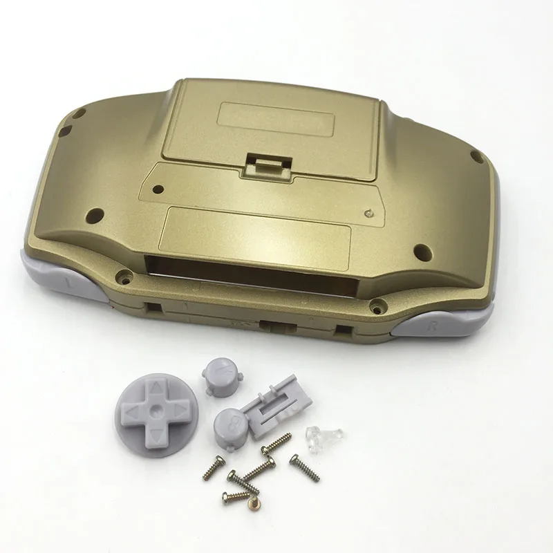 Чехол для Nintendo Gameboy Advance GBA с золотым пластиковым корпусом|Чехлы| |