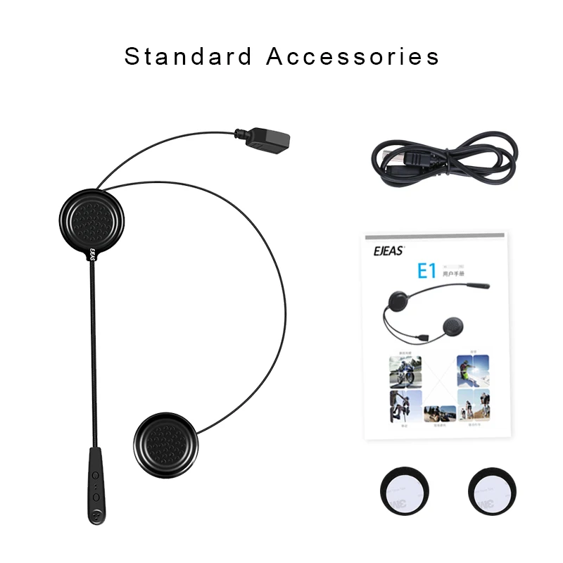 Шлем Bluetooth гарнитура Interfone 15 м CSR чип 270 мАч 12 часов разговора микрофон динамик MP3