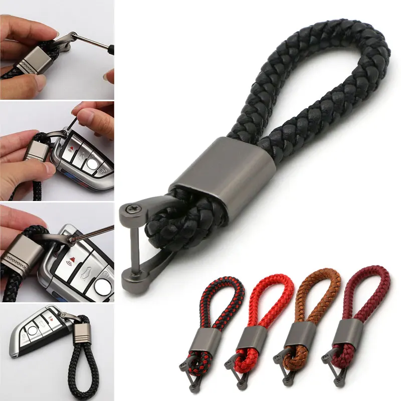 Универсальный брелок пряжка для ключей от автомобиля кошелек сумка ткачество