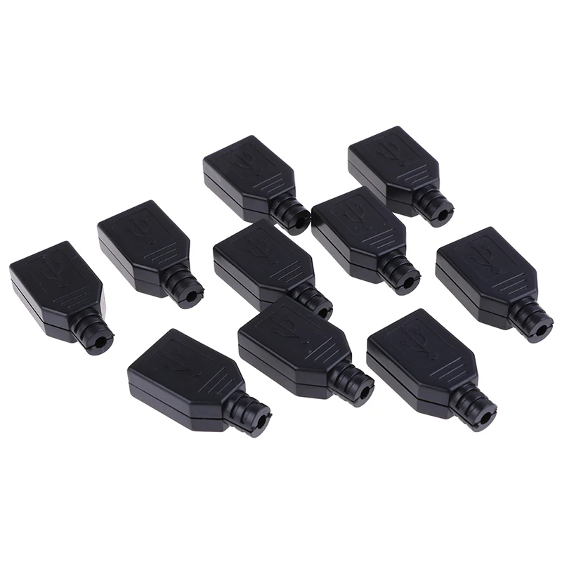 10 шт. Женский 4 контактный USB коннектор|Соединители| |