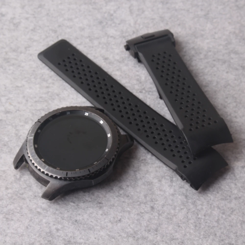 Ремешок для наручных часов Samsung Gear S3 Frontier 22 мм из натуральной силиконовой резины