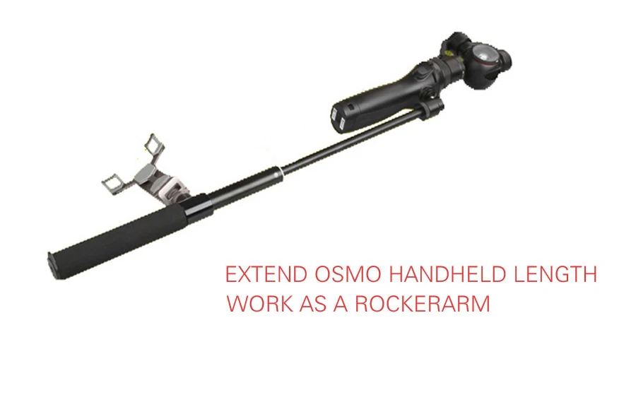 OSMO удлинитель стержень масштабируемый удлинитель для DJI Osmo& DJI+ OSMO мобильный ручной карданный держатель аксессуары
