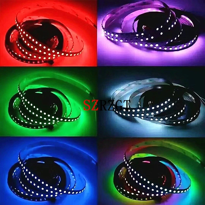 Светодиодная лента 5 м/1 М WS2812 2812B RGB 60leds IP20 IP67 водонепроницаемая цветная