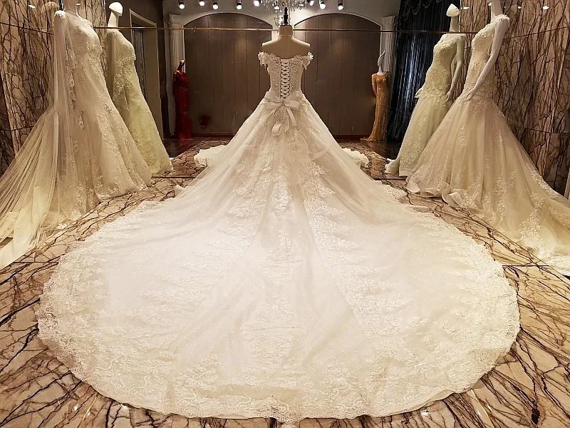 LS69974 турецкие свадебные платья корсет сзади украшенный бисером кристалл