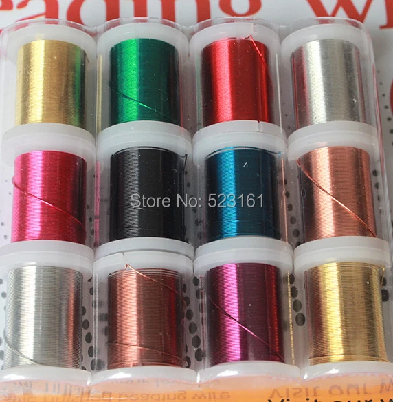 Медная проволока для бисероплетения 0 3 мм 2 75 м/рулон (2 м * 12)|wire spool|beading wiredead soft wire |