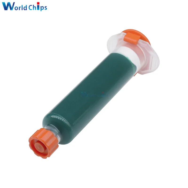 10cc UV PCB BGA Solder Resist Curable Soldering Great Mast Repair Paint Mask Green | Электронные компоненты и