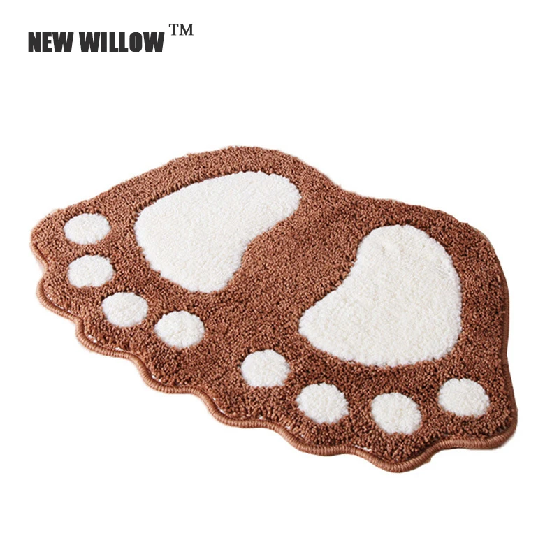 

NEW WILLOW big and small ankles bathroom anti-slip mat bathroom absorbent non-slip mats into the door mat door carpet