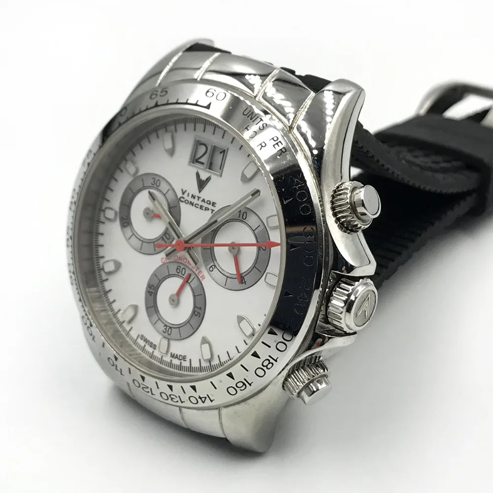 Vintage Concept Fashion Men watch in Quartz Watches Sapphire Glass Stainless Steel 10ATM Watch for Women falme male sport | Наручные часы