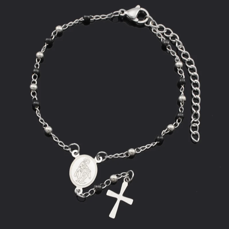 ATGO высокое качество четки браслет Женские аксессуары из нержавеющей стали