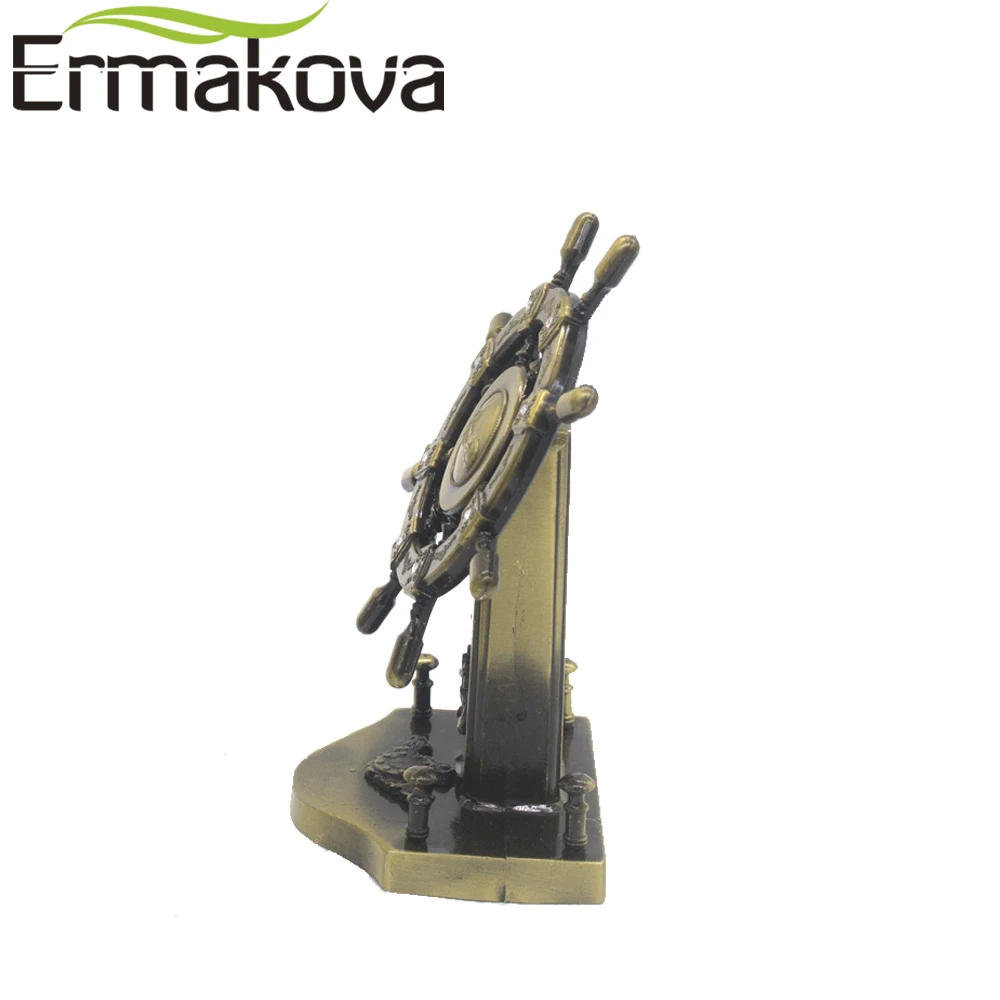 ERMAKOVA металлический Ретро корабль модель рулевого колеса рыбалка стоящий руль