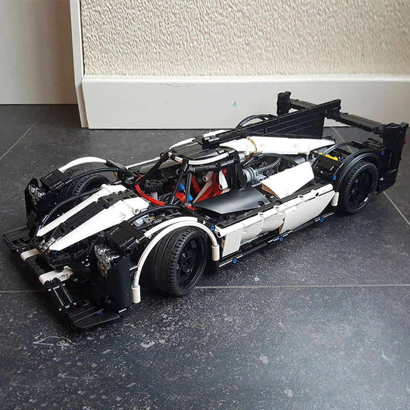 В наличии 23018 технические игрушки MOC 5530 Гибридный супер гоночный автомобиль набор