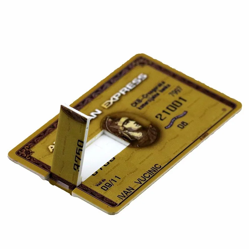 Высокоскоростной флэш накопитель для кредитной карты USB 32 ГБ 64 флешка 16 карта