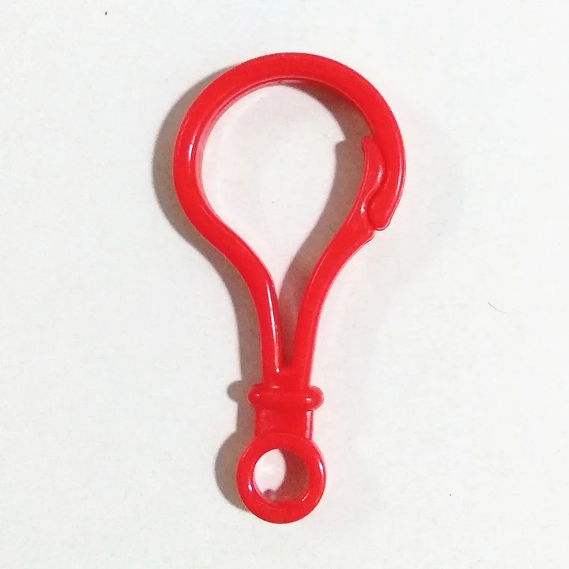 100 Шт./лот Смешанный Цвет Падение Формы Пластиковый Ключ Омар Застежками Крюк 5x2.6