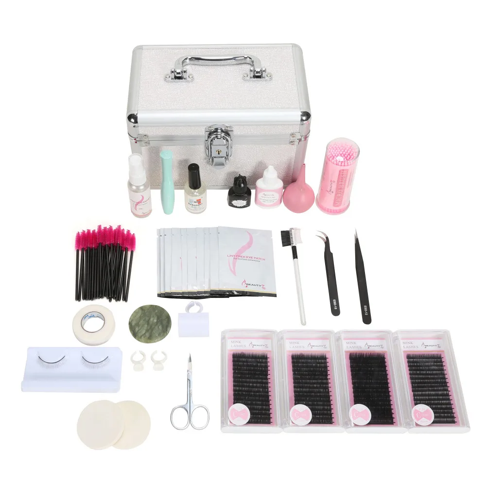 Beauty7 1 компл. Профессиональный Макияж Инструменты природных Накладные ресницы