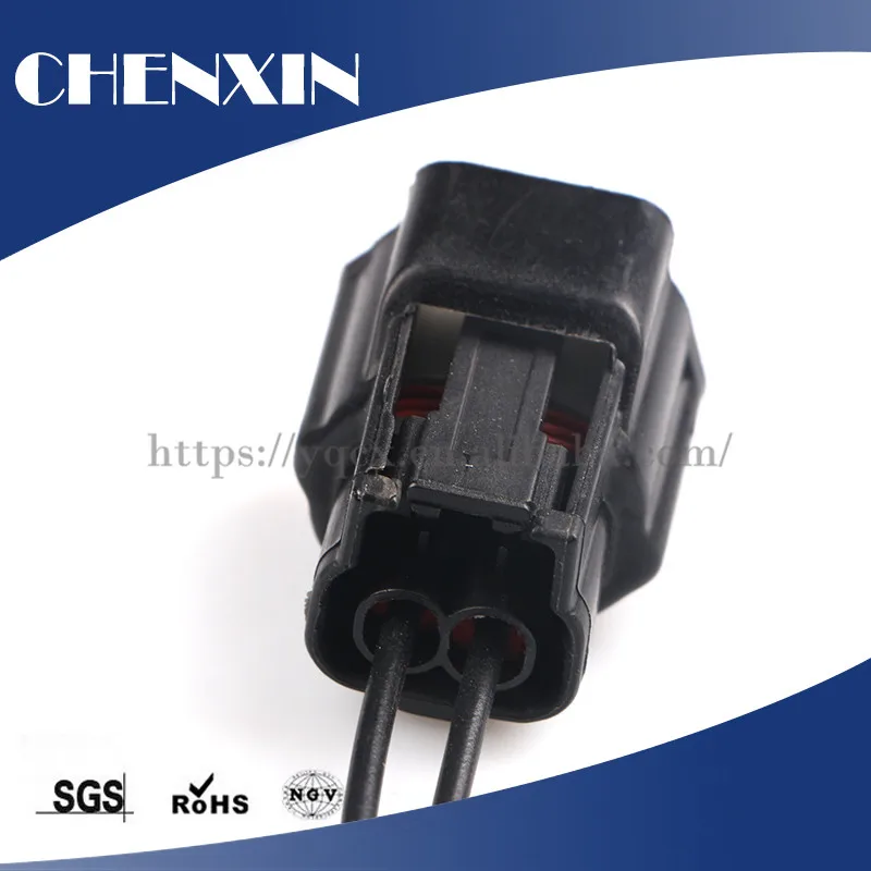 Auto Connector Wire Harness Electrical Copper Automotive Car 2Pin Terminal Nissans Crimp Fuel Clip Socket Jumper Pigtail Cables |